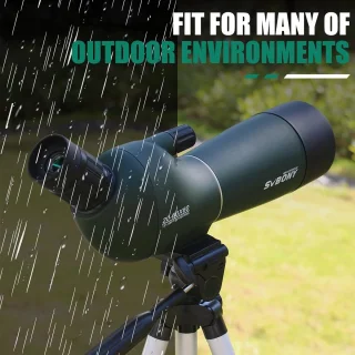 Spotting Scope IP65 Waterdicht 45° Oculair BAK-4 met Statief en Telefoon Adapter