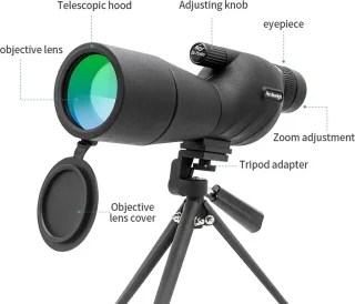 Spotting Scope Telescoop 45° met Tafelstatief en Telefoonadapter