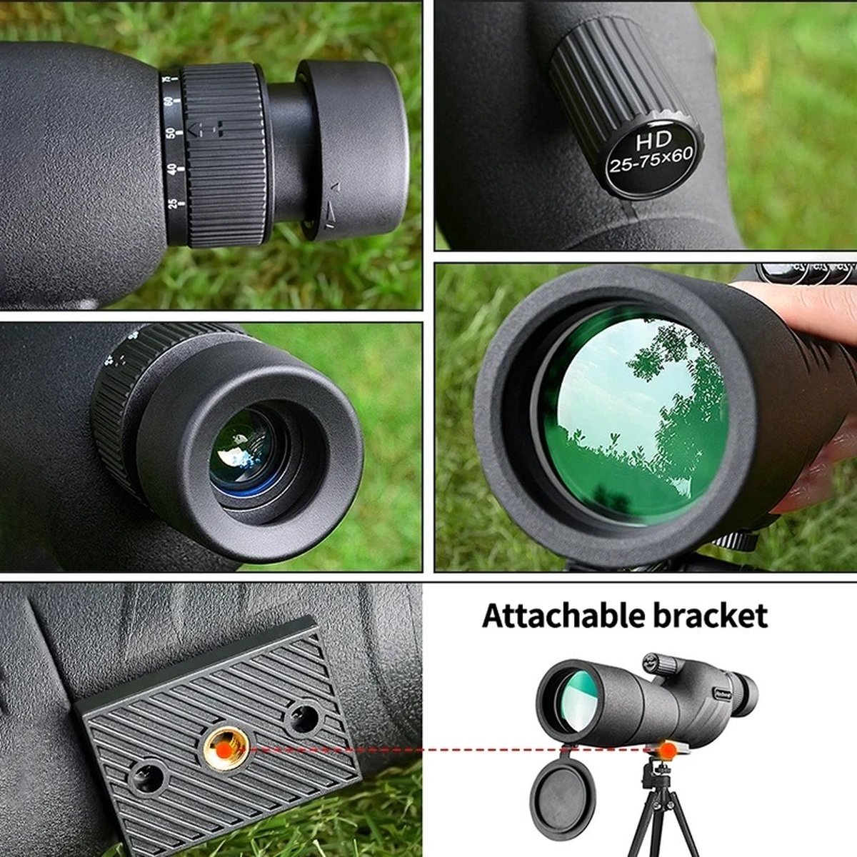 Spotting Scope Telescoop 45° met Tafelstatief en Telefoonadapter