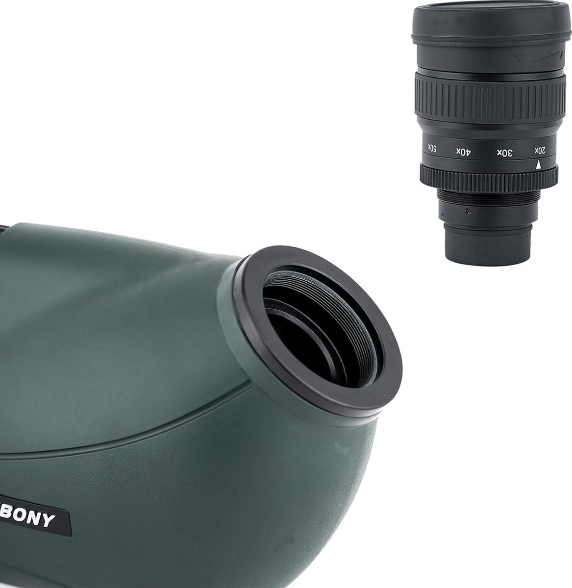 Spotting Scope X01NSK37 20-60x80 BAK4 Monoculaire Telescoop met Statief en Telefoonadapter