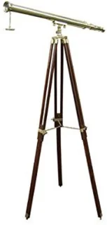 Staande telescoop met houten tripod – 130 cm