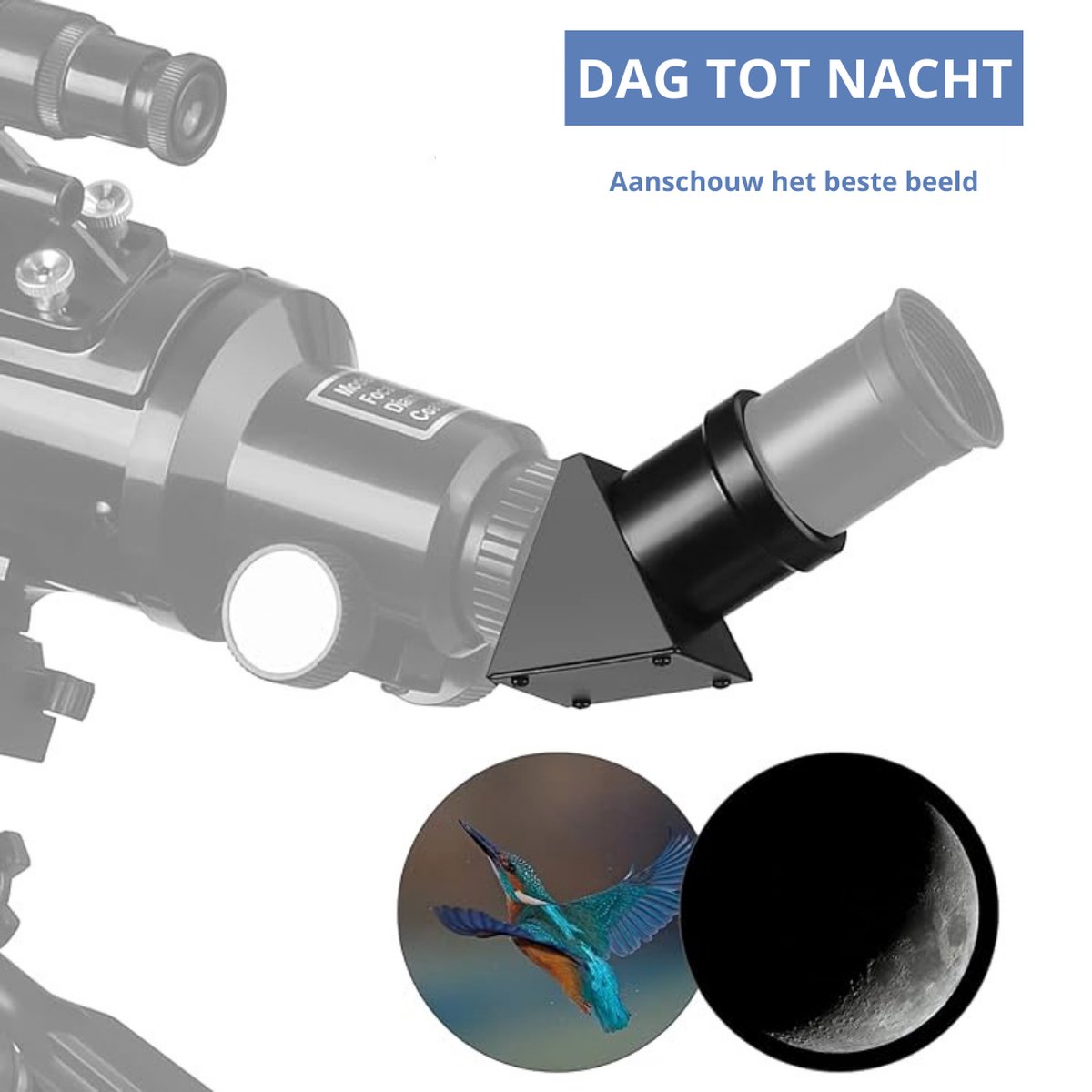 Sterrenkijker 70/400 Astronomische Telescoop met Aluminium Statief en Rugtas