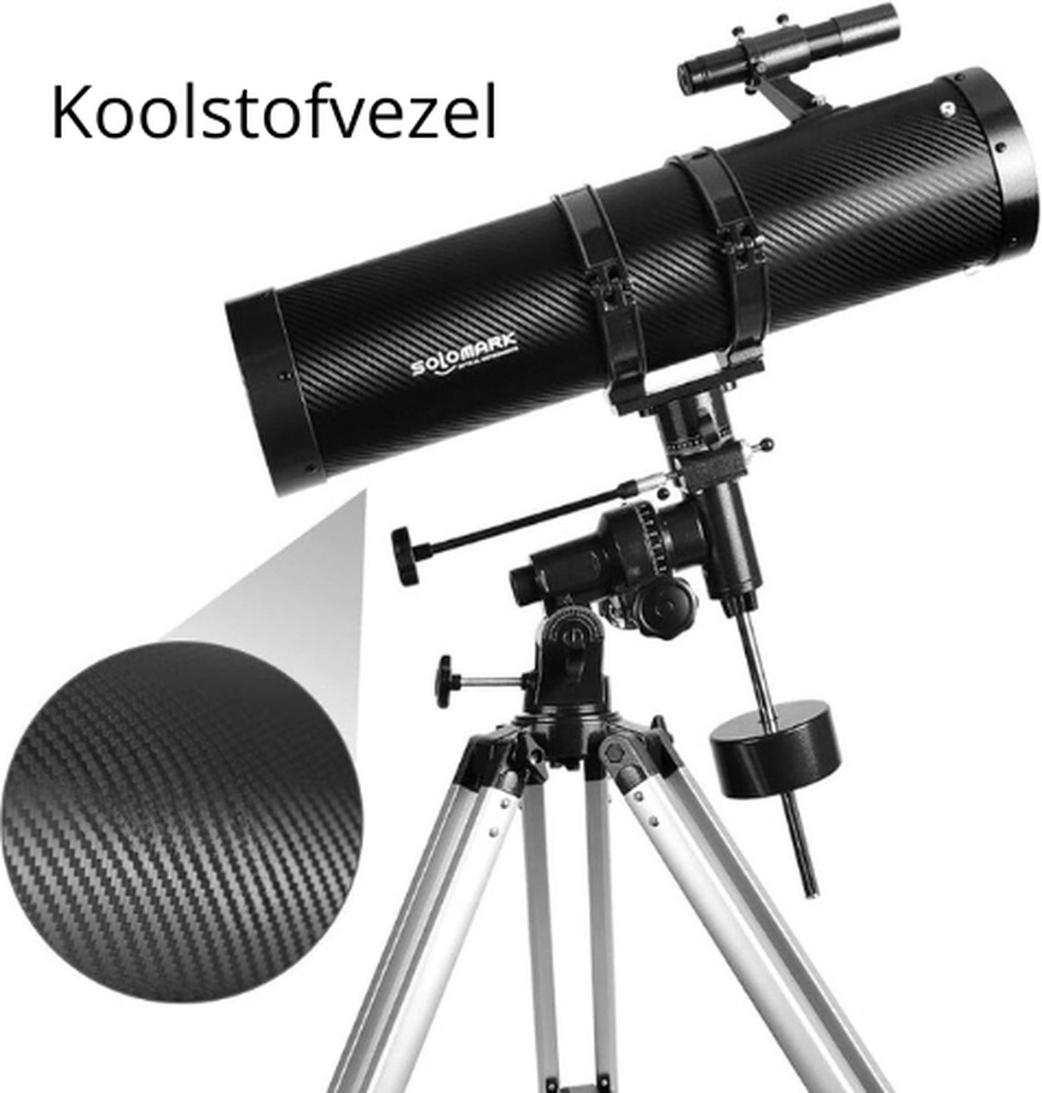 Sterrenkijker Tafel telescoop met 1.5X Barlow Lens en T-maanfilt