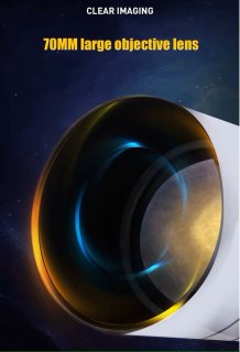 Sterrenkijker Telescoop 333x Zoom met Statief en Telefoonhouder Wit