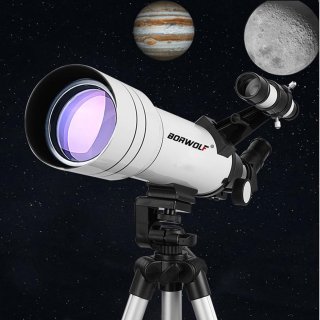 Sterrenkijker Telescoop 333x Zoom met Statief en Telefoonhouder Wit