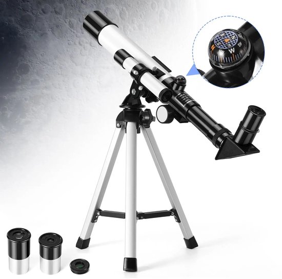 Sterrenkijker Telescoop 38cm met Statief Zwart-Wit