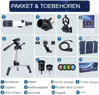 Sterrenkijker Telescoop voor Volwassenen en Kinderen