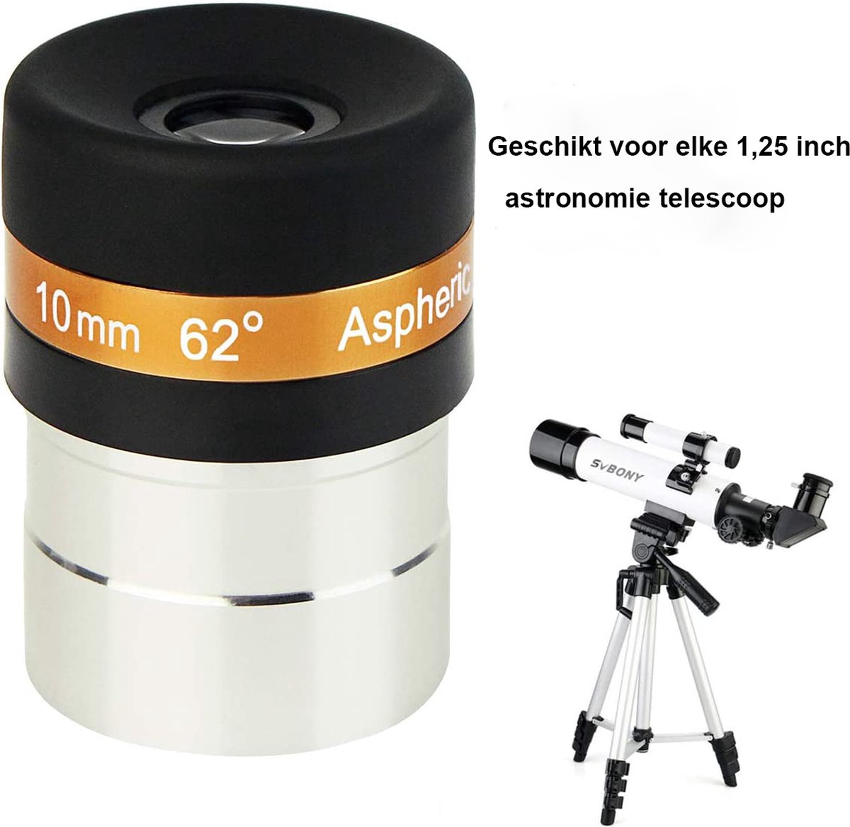 Svbony 10mm 1.25" Oculair Telescoop