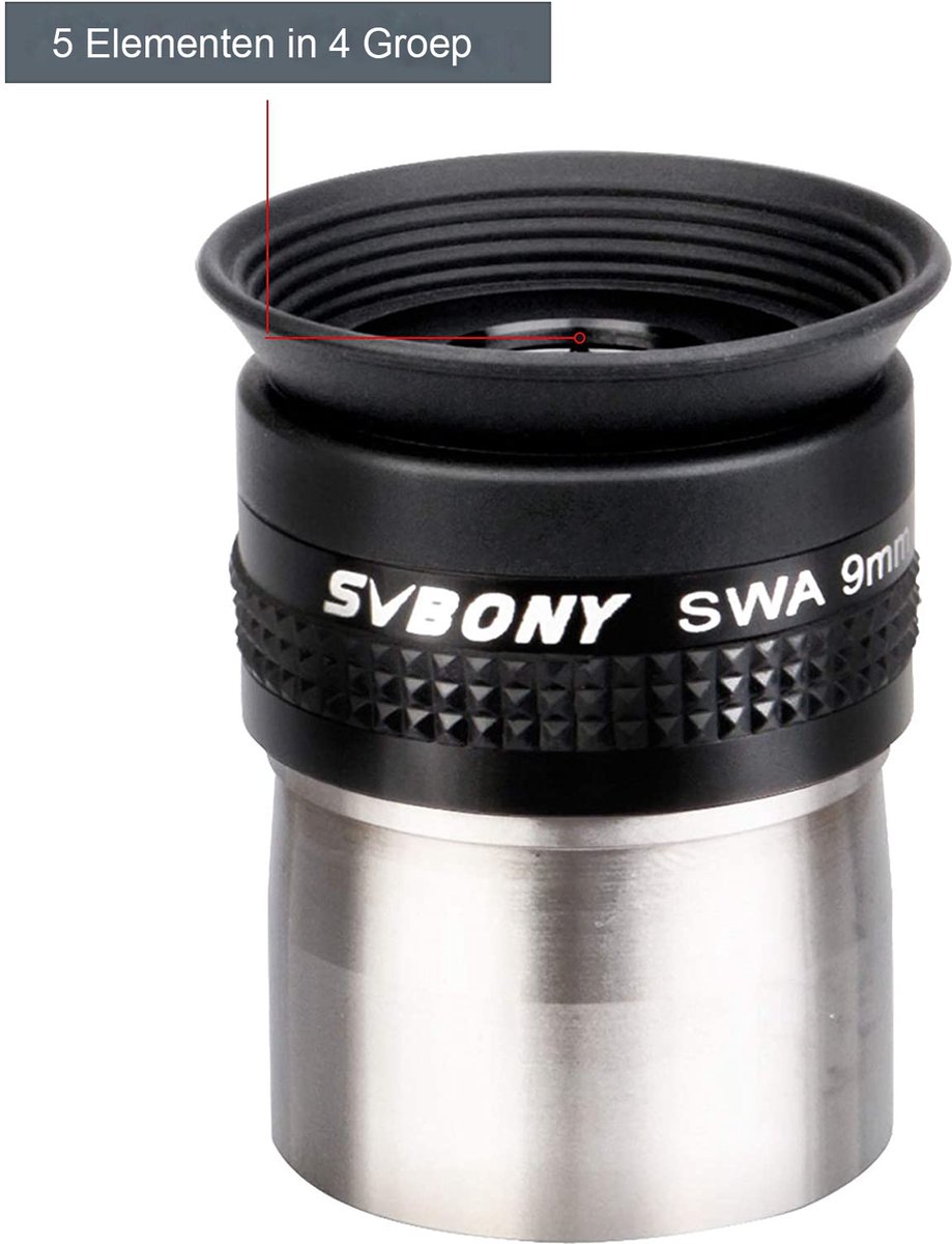Svbony 18mm 72° 2 inch Telescoop Oculair