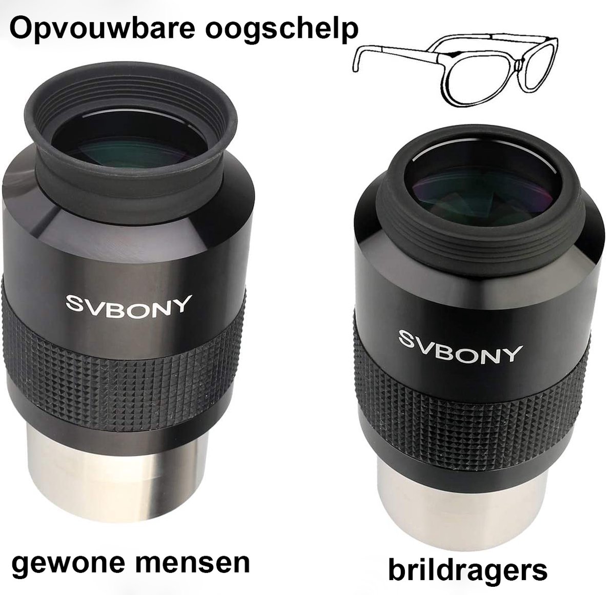 Svbony 34mm 72° 2" Oculair