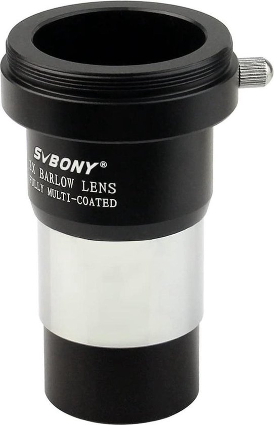 Svbony Barlow lens 2x 1.25 inch met M42 camera adapter