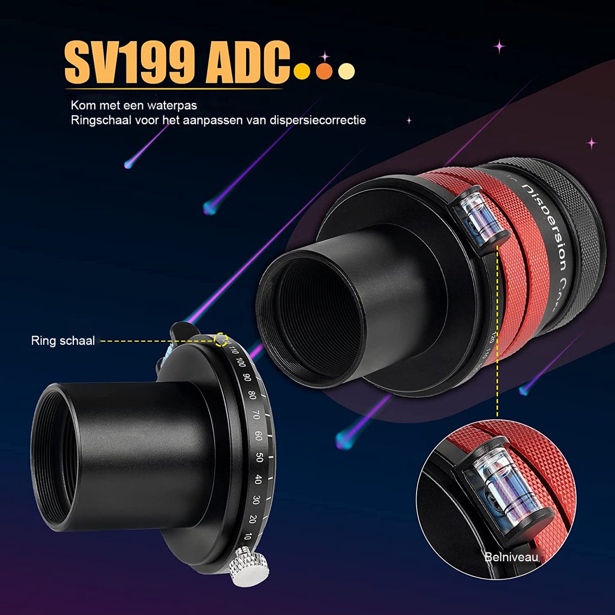 SVBony SV199 ADC Corrector 1.25" Telescoopaccessoire
