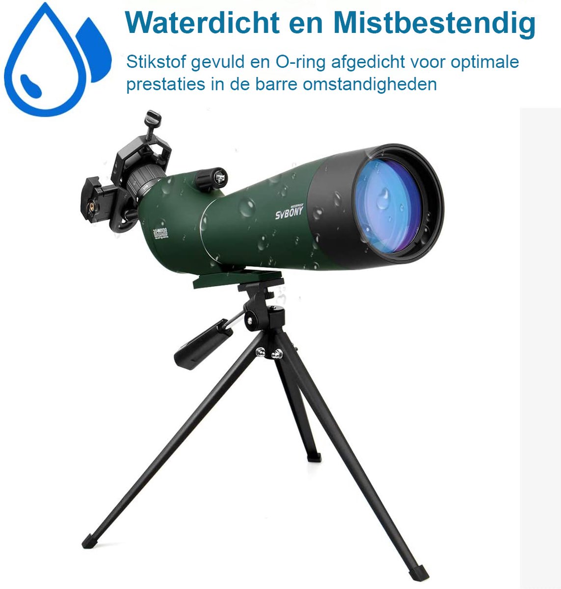 Svbony SV28 Spotting Scope 20-60x60 Monoculaire Telescoop