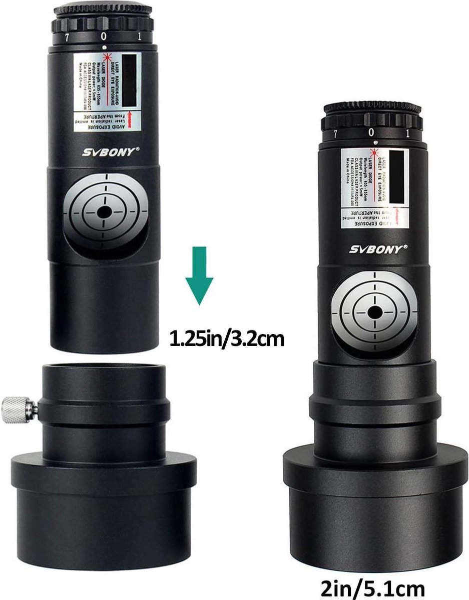 SVBony Telescopische Adapter 1.25" & 2" Metal Colimator