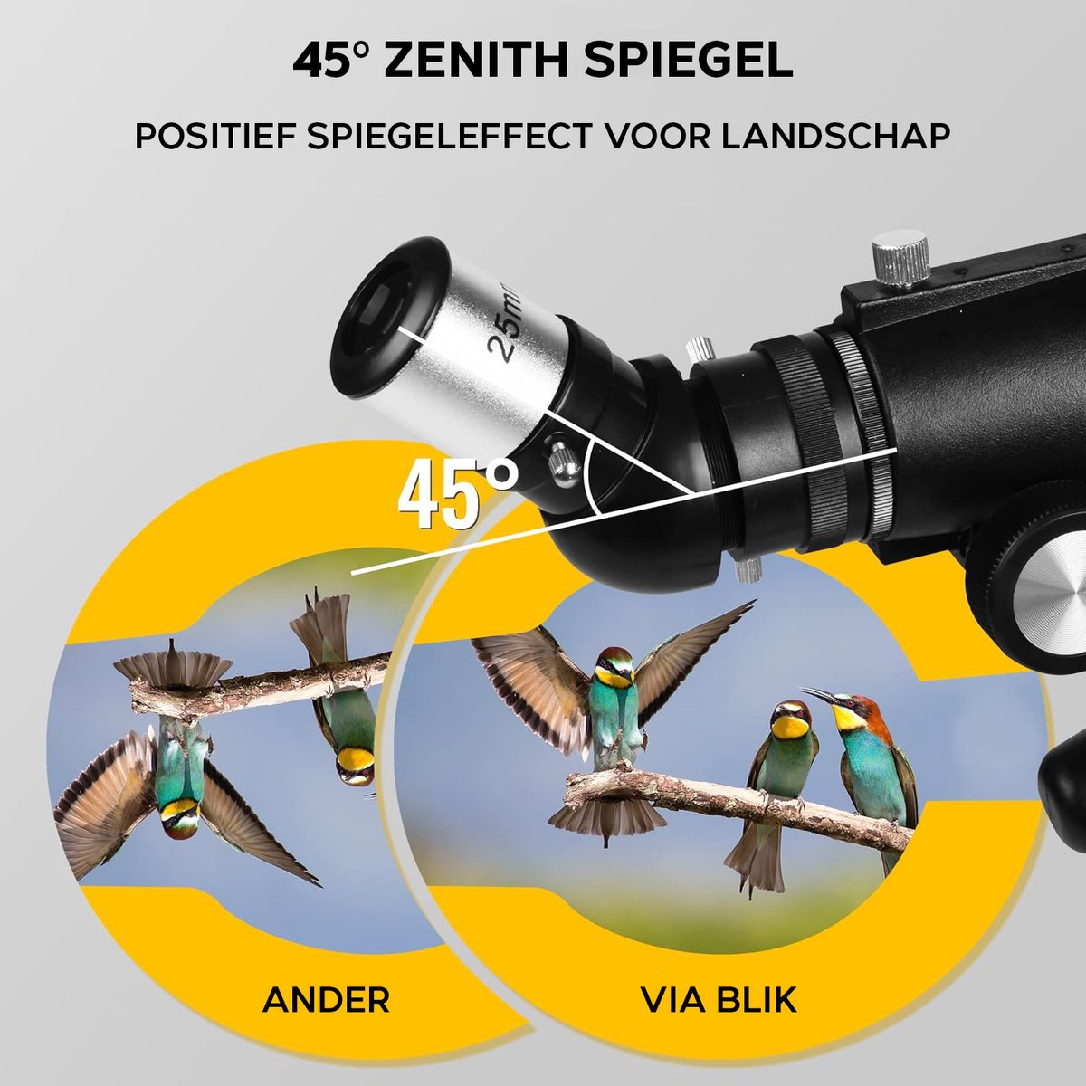 Telescoop 70 mm met Telefoon Adapter en Draagtas