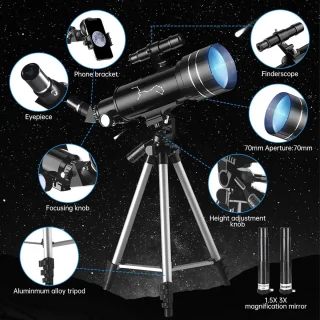 Telescoop 70 mm objectief