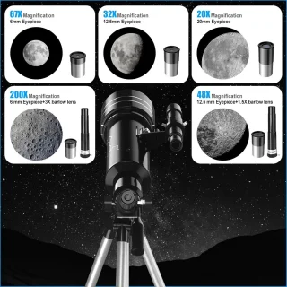 Telescoop 70 mm objectief