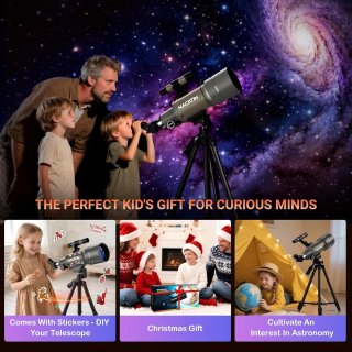 Wat vinden we goed aan de Telescoop 70/300 mm (refractor)