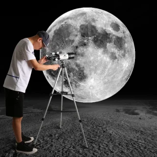 Telescoop 70/400 mm refractor met az-montage