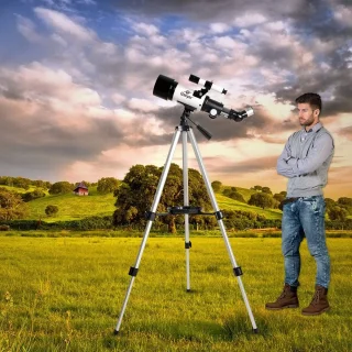 Telescoop 70/400 mm refractor met az-montage