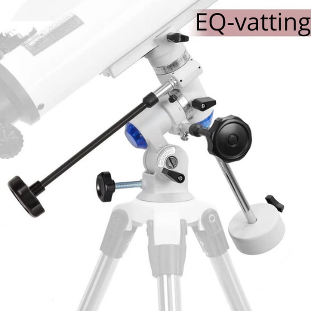 Telescoop 70x zoom met verstelbaar statief wit