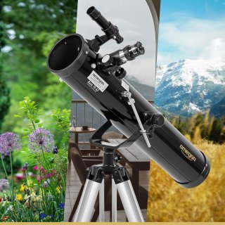 Wat vinden we goed aan de Telescoop 76/700 Spiegelkijker met Azimutale Montuur