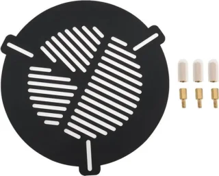 Telescoop focusmasker compatibel met 84-115mm buitendiameter, zwart