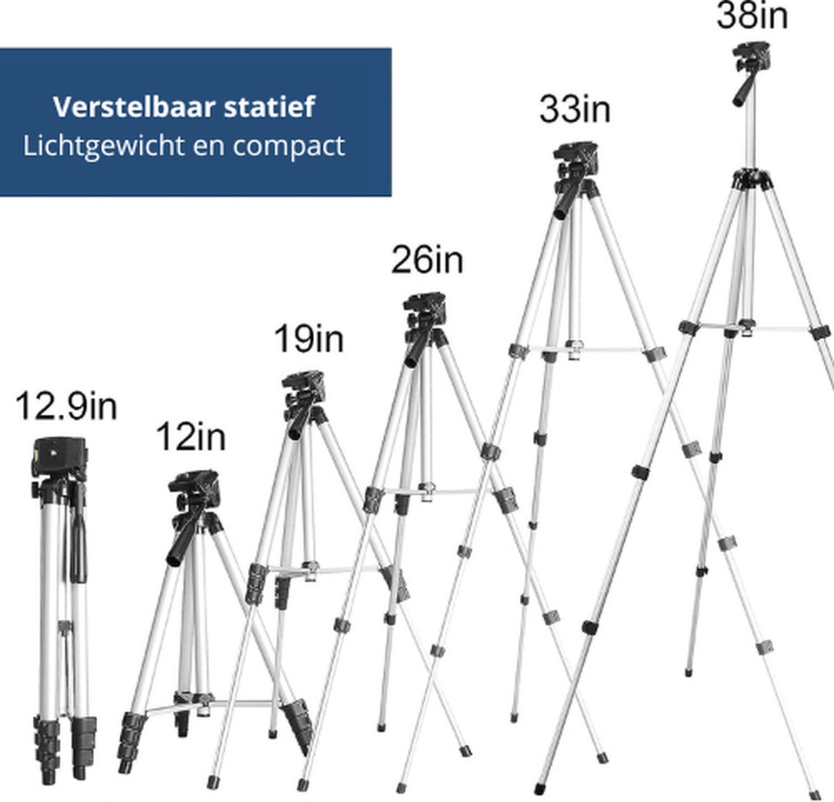 Telescoop met statief en rugzak wit