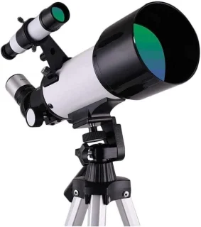 Telescoop reiskijker 400 mm, zwart