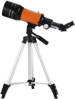 Telescoop reistelescoop - astronomische verrekijker - 70 mm - zwart