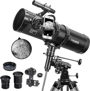 Telescoop Sterrenkijker 1.5X met Telefoonadapter en Maanfilter