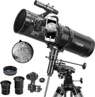 Telescoop Sterrenkijker 1.5X met Telefoonadapter en Maanfilter
