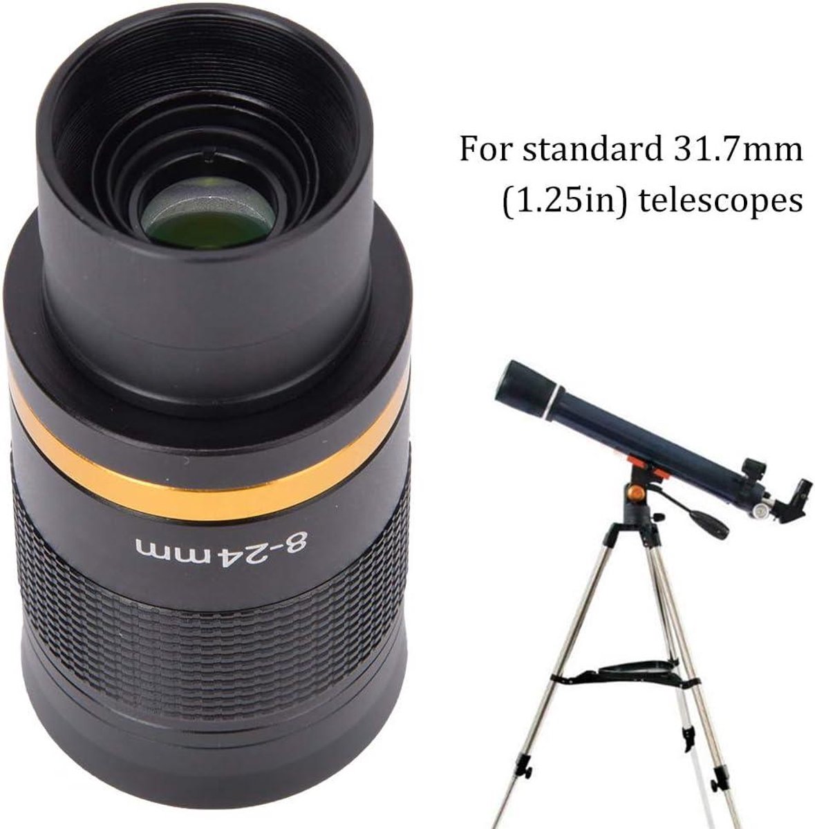 Telescopisch Oculair 8-24 mm Astronomische Telescoop