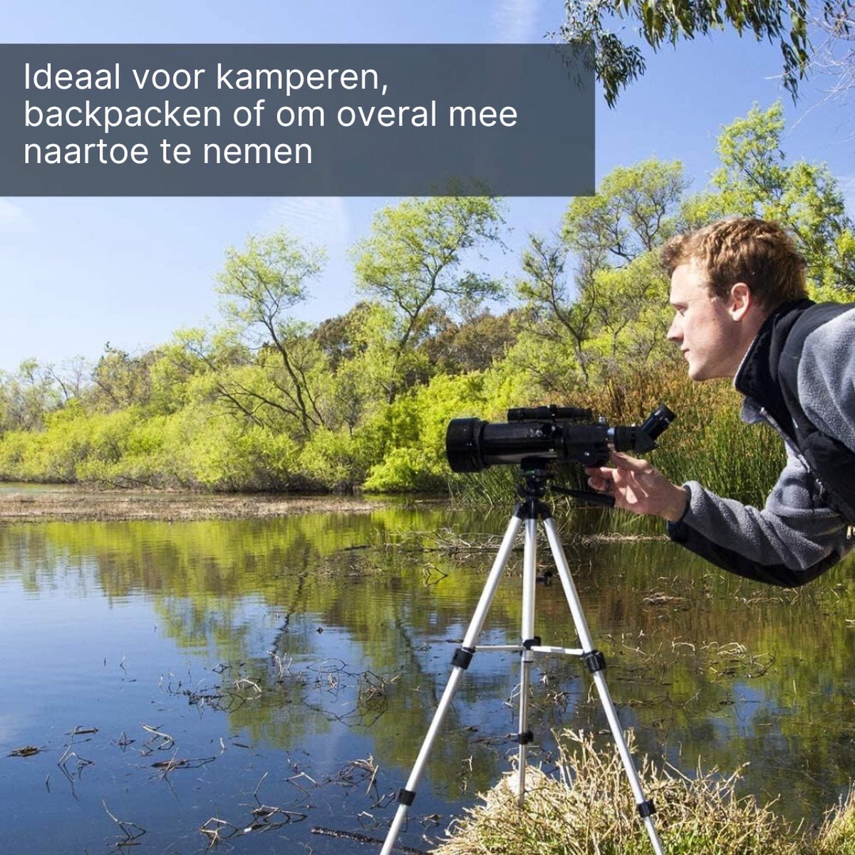 Travel Scope 70 Refractortelescoop met Draagbare Rugzak