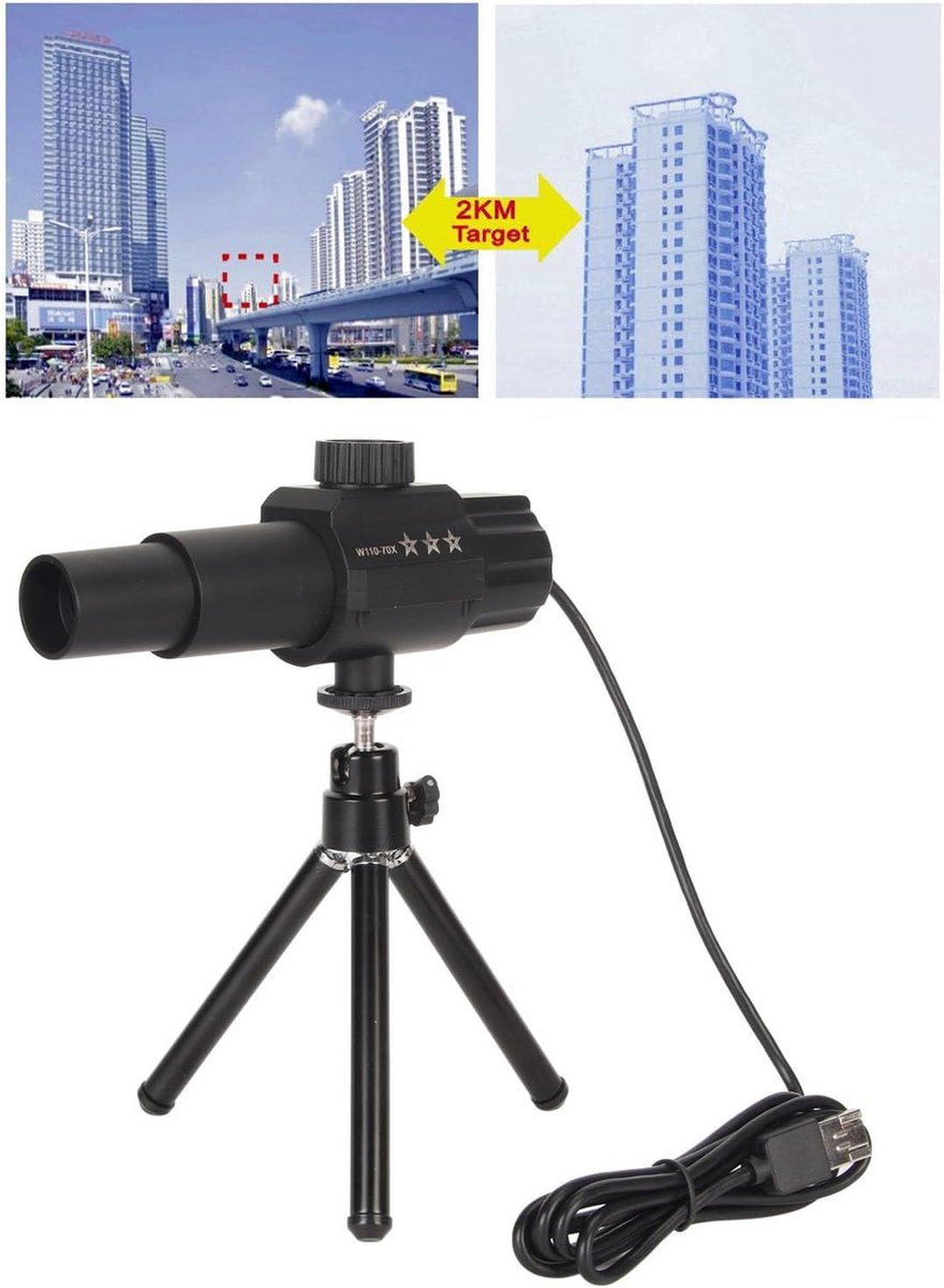 USB Digitale Draagbare Telescoop 70X 2MP Met Statief