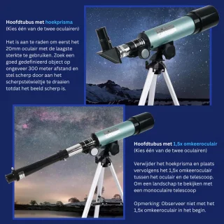 VH Supplies® Sterrenkijker Telescoop