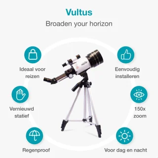 Vultus Astrus 30070 Telescoop Wit