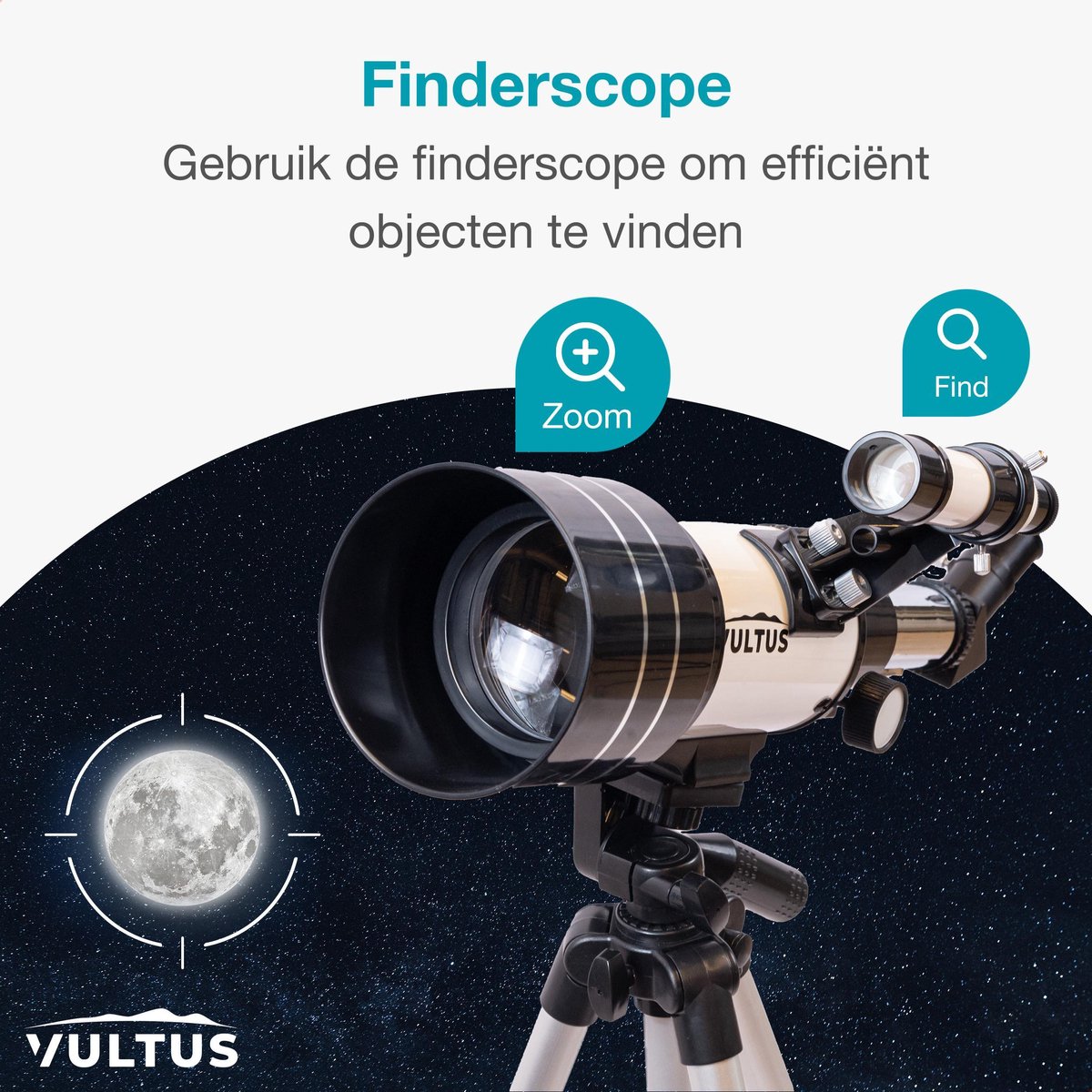 Vultus Astrus 30070 Telescoop Wit