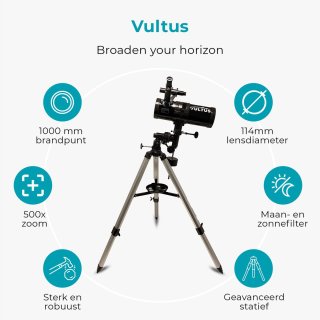 Wat vinden we goed aan de Vultus Telescoop 1000114EQ