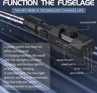 WiFi Digitale Telescoop 70x Zoom 1080p met Statief en App