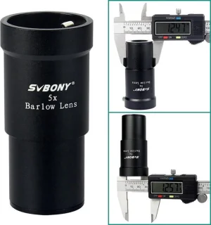 X01NSK16 Barlow Lens 5x 1.25"