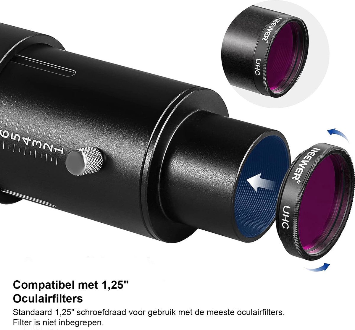 X01NSK717 1.25 inch Telescoop Camera Adapter en Verlengbuis voor Nikon DSLR