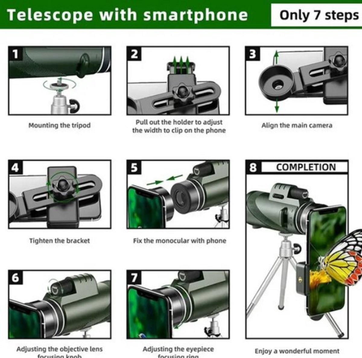 Zoom HD 5000M Portable Mini Telescoop