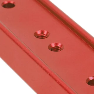 Zwaluwstaartplaat telescoopadapter 1/4" voor EQ-montuur - Rood