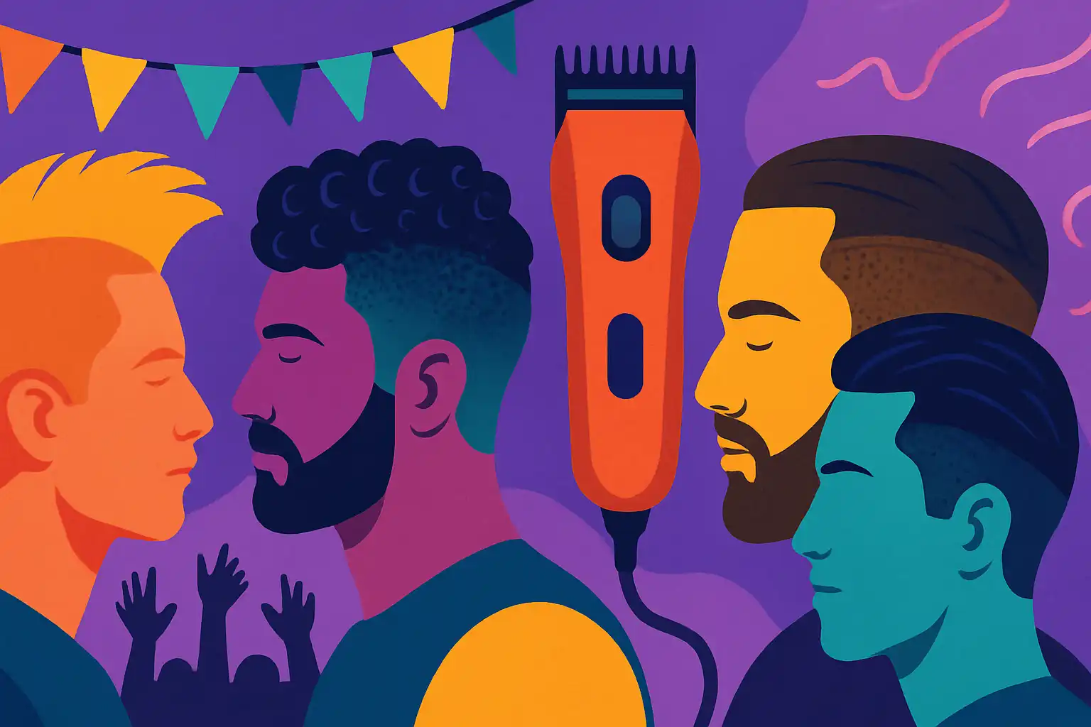 Festivalproof kapsels: vijf tondeuse-stijlen die een weekend feesten overleven