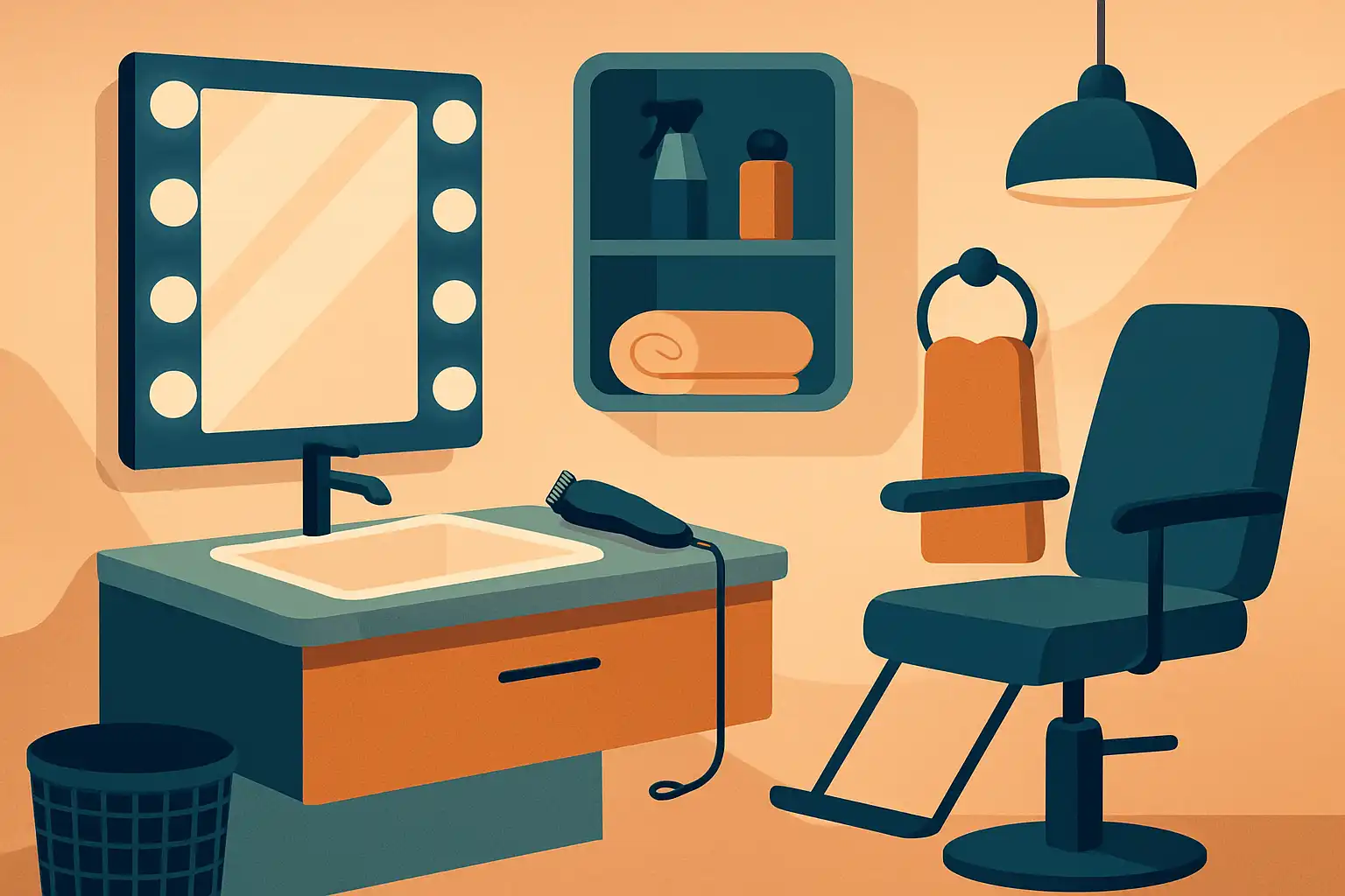 Maak van je badkamer een pro-kappershoek: slimme tips voor verlichting, opbergen en comfort