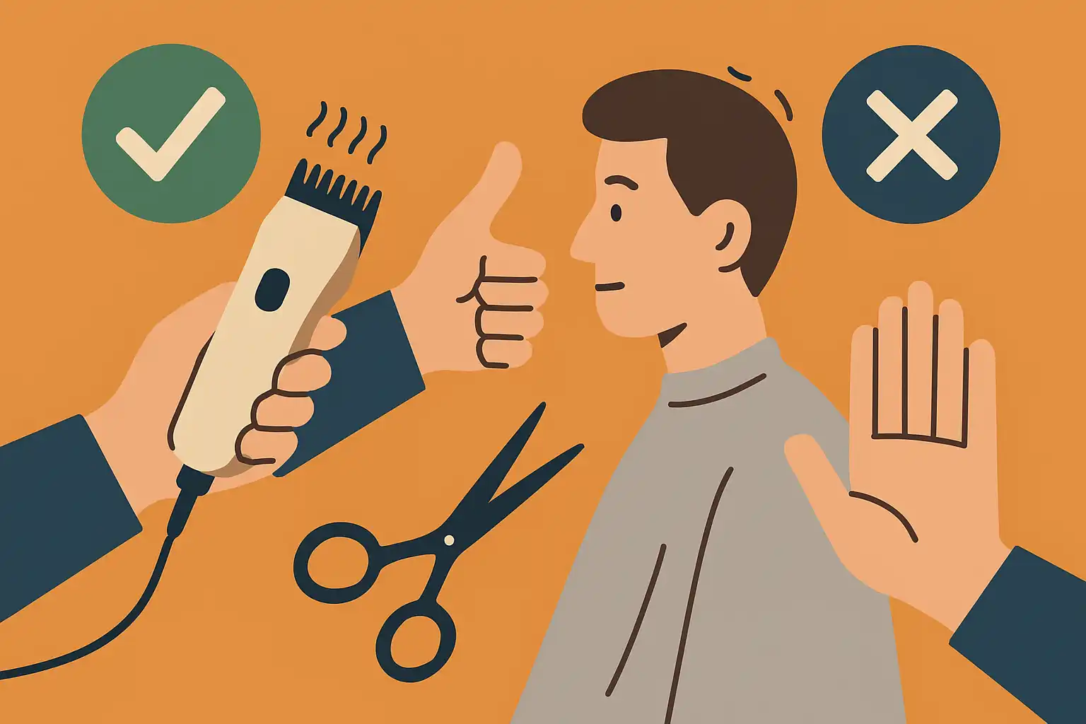 Tondeuse-etiquette: wat je wel en niet moet doen als je iemand anders knipt