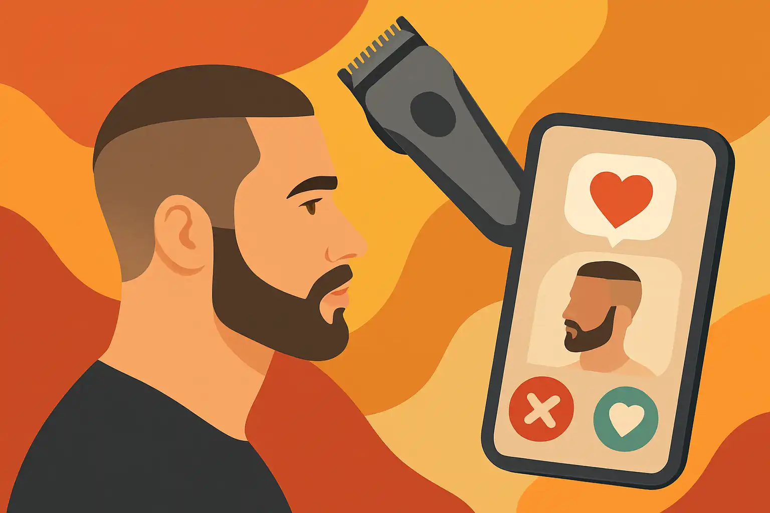 Welke tondeuse-stijl scoort het beste op datingapps? zo knip je voor meer matches