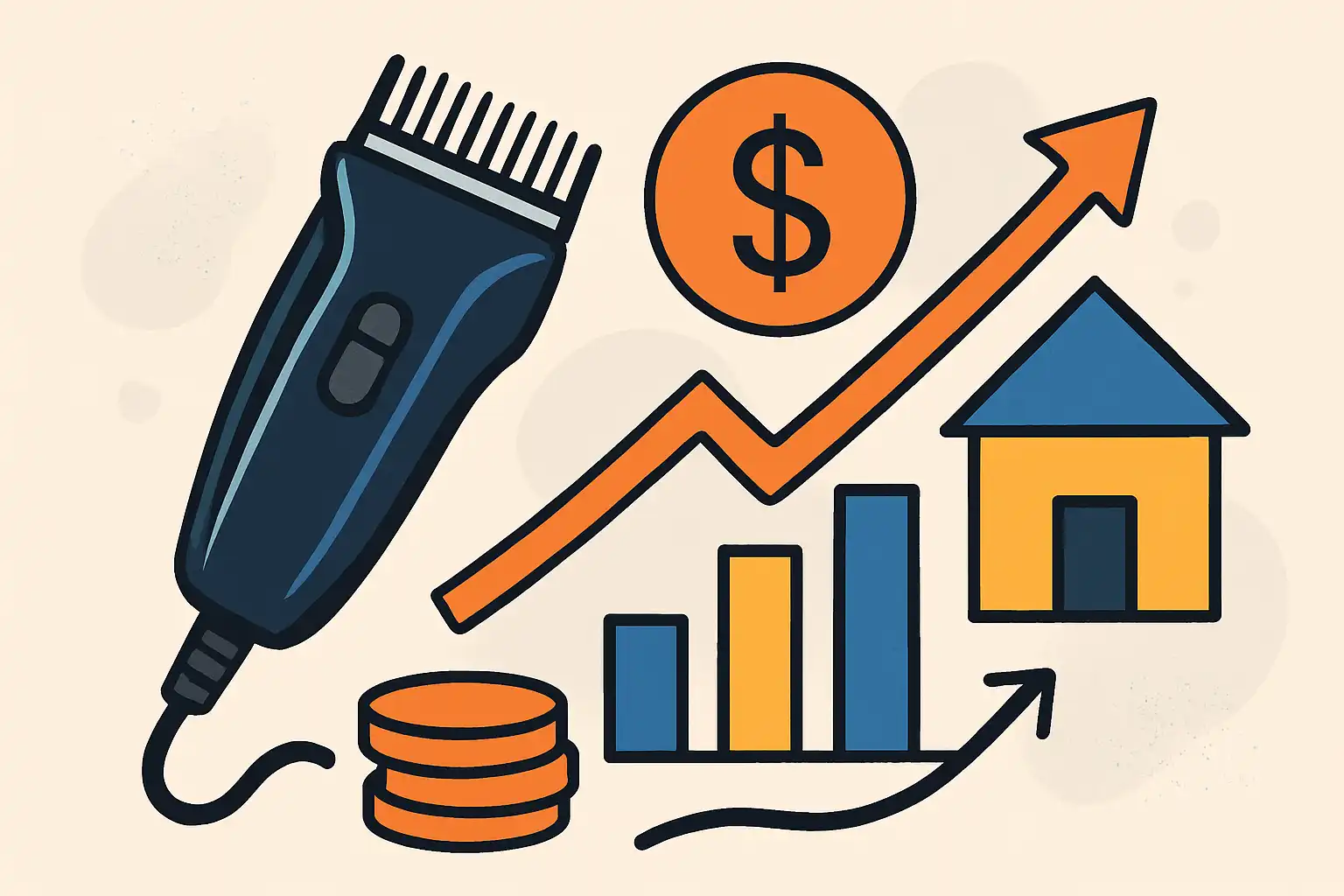 Zo bouw je met één tondeuse een winstgevende thuiskapper-bijverdienste op