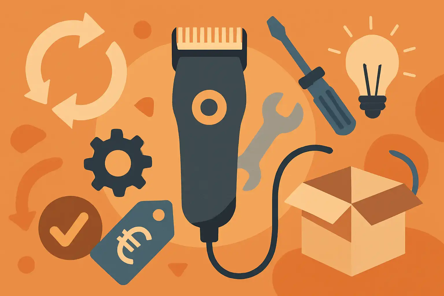 Zo geef je je tondeuse een tweede leven: slimme tips voor reparatie, upcycling en verkoop